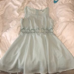 Light blue summer dress